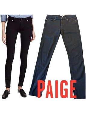 PAIGE Black Verdugo Ultra Skinny Jeans (28)